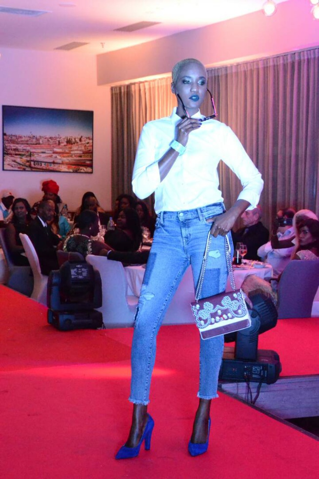 En images de la nouvelle collection de MATA STYLE OUEST FOIRE au Gala Tapis Rouge Chic & Élégant à l'hôtel Pullman dakar.