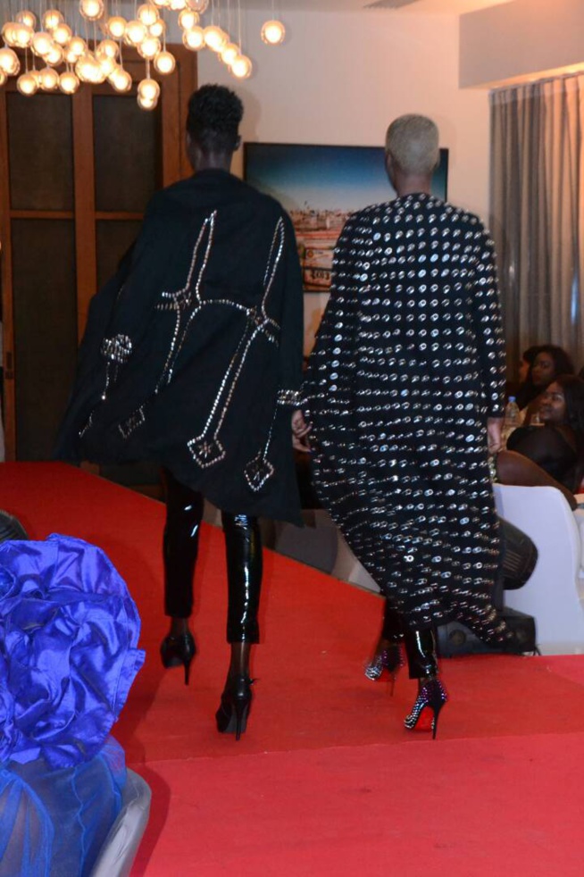 En images de la nouvelle collection de MATA STYLE OUEST FOIRE au Gala Tapis Rouge Chic & Élégant à l'hôtel Pullman dakar.