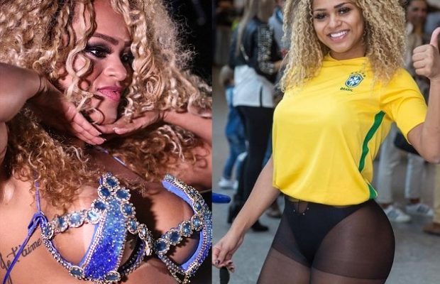 Erika Canela prétend que suite à cela, CR7 l’aurait insulté par téléphone, la traitant de… Erika Canela prétend que suite à cela, CR7 l’aurait insulté par téléphone, la traitant de…