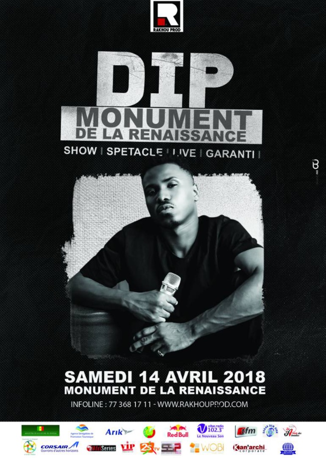 Dip Doundou, Mabo, Fata, TNT vous donnent rendez-vous le 14 Avril au Monument de la renaissance avec l'artiste Nigerian TEKNO. Dip Doundou, Mabo, Fata, TNT vous donnent rendez-vous le 14 Avril au Monument de la renaissance avec l'artiste Nigerian TEKNO.