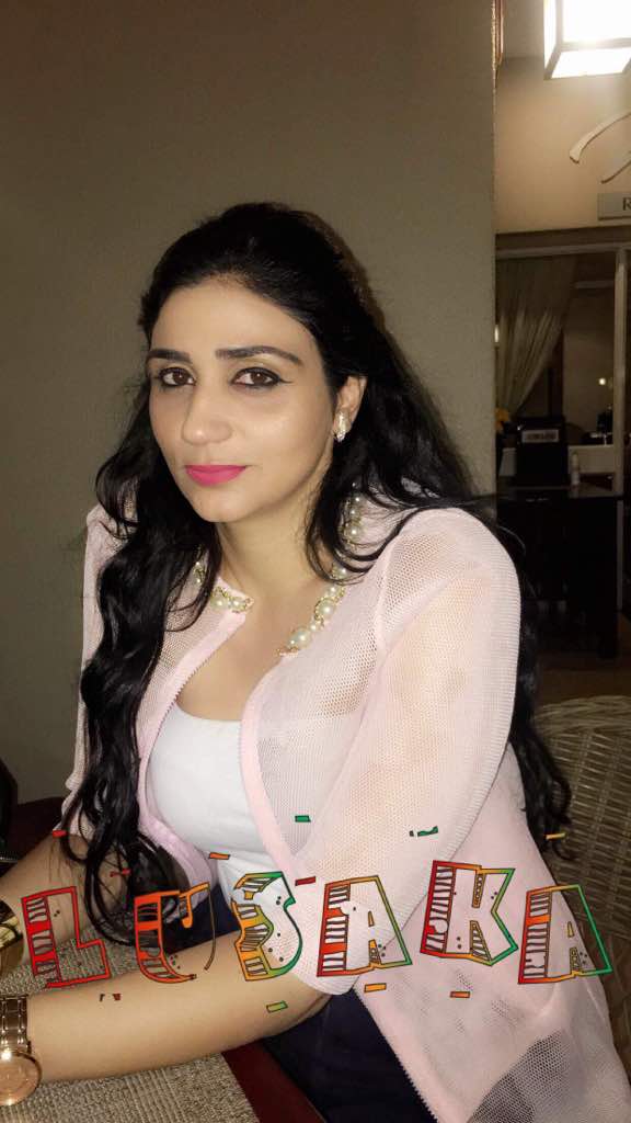 Lina Kreaime la Sénégalaise d'origine Libanaise de la RTS1 à Lusaka. Lina Kreaime la Sénégalaise d'origine Libanaise de la RTS1 à Lusaka.