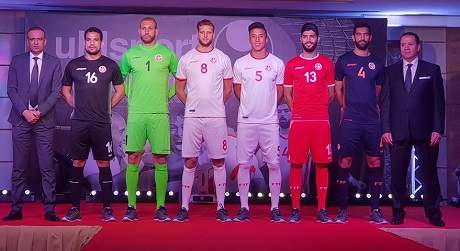 Mondial 2018 : la Tunisie dévoile ses nouveaux maillots