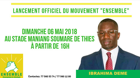 Après sa démission de la magistrature, Ibrahima Dème lance «Ensemble» et défie Macky Sall Après sa démission de la magistrature, Ibrahima Dème lance «Ensemble» et défie Macky Sall