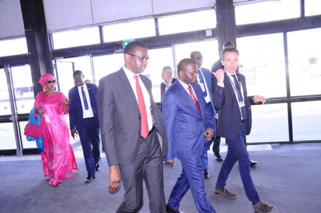 Le ministre du commerce Alioune Sarr à la foire de Bordeaux pour visiter les Stands des Sénégalais.