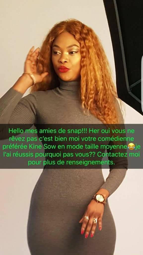 Nouvel arrivage des SIROPS pour amaigrissements avec l'actrice Kiné Sow Nouvel arrivage des SIROPS pour amaigrissements avec l'actrice Kiné Sow