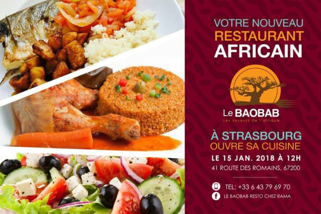 RESTAURANT LE BAOBAB CHEZ RAMA: Gouttez les Saveurs de l'Afrique 41 Route des romains 67000 Strasbourg info +33 6 43 79 69 70 RESTAURANT LE BAOBAB CHEZ RAMA: Gouttez les Saveurs de l'Afrique 41 Route des romains 67000 Strasbourg info +33 6 43 79 69 70