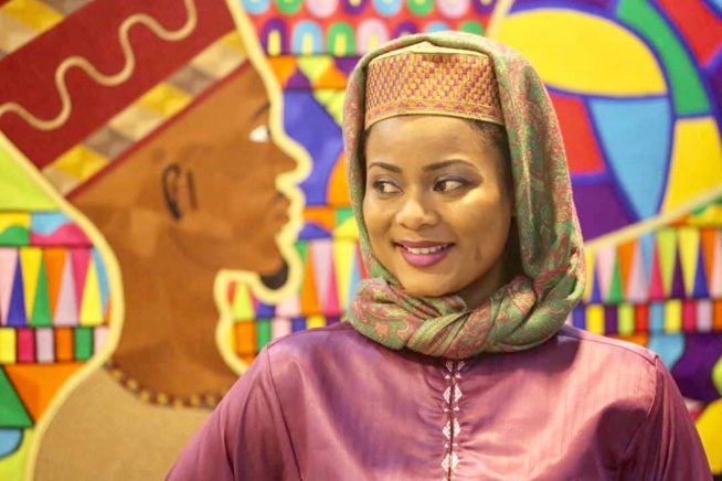Merry Beye Diouf dans son nouveau style dans l'émission QG.
