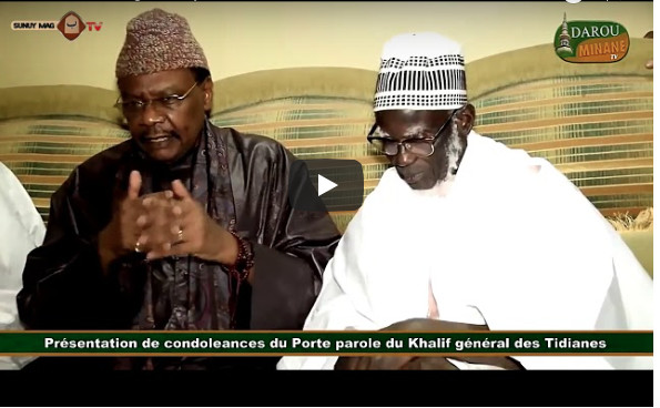 Visite de Serigne Pape Malick Sy à Touba chez Serigne Mountakha