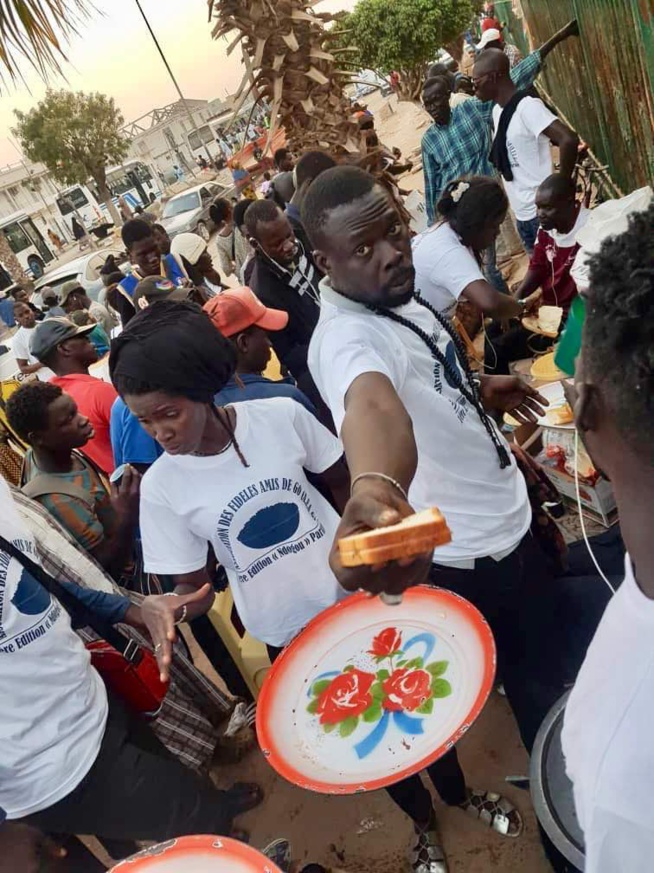Le fils de Rusfisque GO Ndiaye oeuvre dans le social dans sa ville natale avec des NDOGOUen ce mois béni.