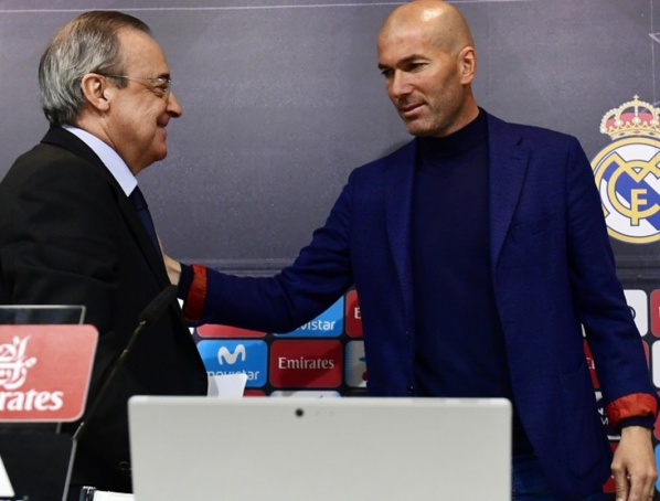 Pour la presse espagnole, Zidane est parti à cause de... Florentino Perez Pour la presse espagnole, Zidane est parti à cause de... Florentino Perez