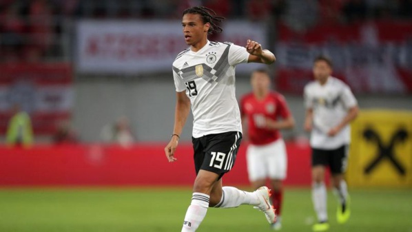 Le joueur allemand Leroy Sané réagit mieux que Rabiot à sa non sélection pour le Mondial 2018