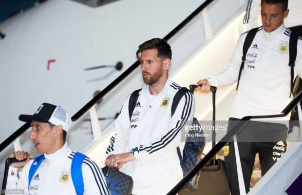 l’Argentine de Messi est arrivé en Russie… Tout ce que vous n’avez pas vu en Images
