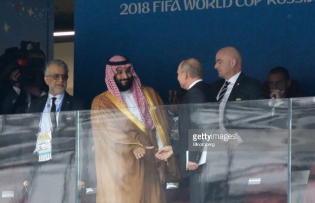 Coupe du monde 2018 : la réaction de Vladimir Poutine en face au prince hériter saoudien Ben Salmane