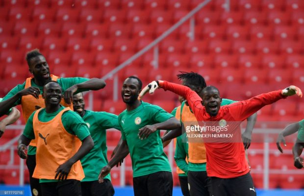 Dernière séance d’entraînement des Lions du Sénégal, avant le match contre la Pologne