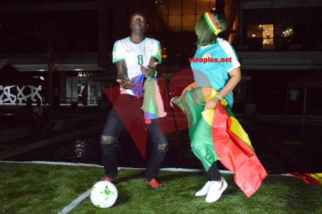 TOUT EN IMAGES: Viviane Chidid, Bay Babou et Bakhao tous derrières les lions de la TERANGA.