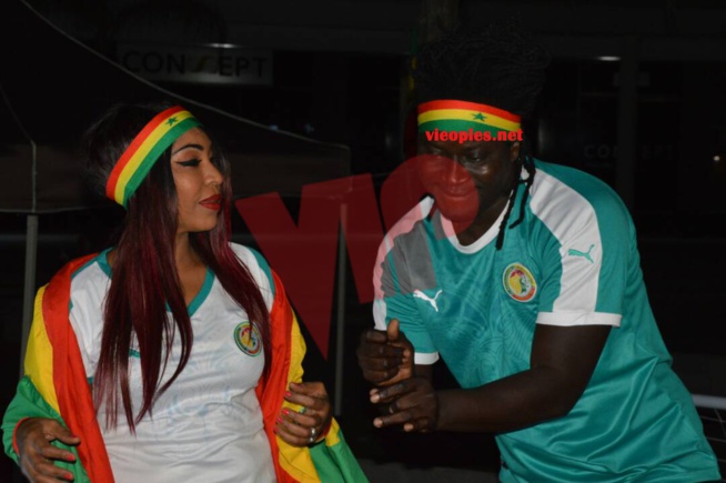 TOUT EN IMAGES: Viviane Chidid, Bay Babou et Bakhao tous derrières les lions de la TERANGA.