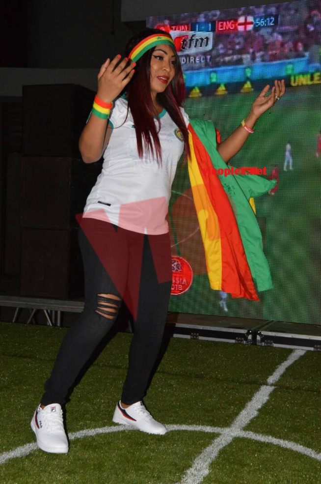 TOUT EN IMAGES: Viviane Chidid, Bay Babou et Bakhao tous derrières les lions de la TERANGA.