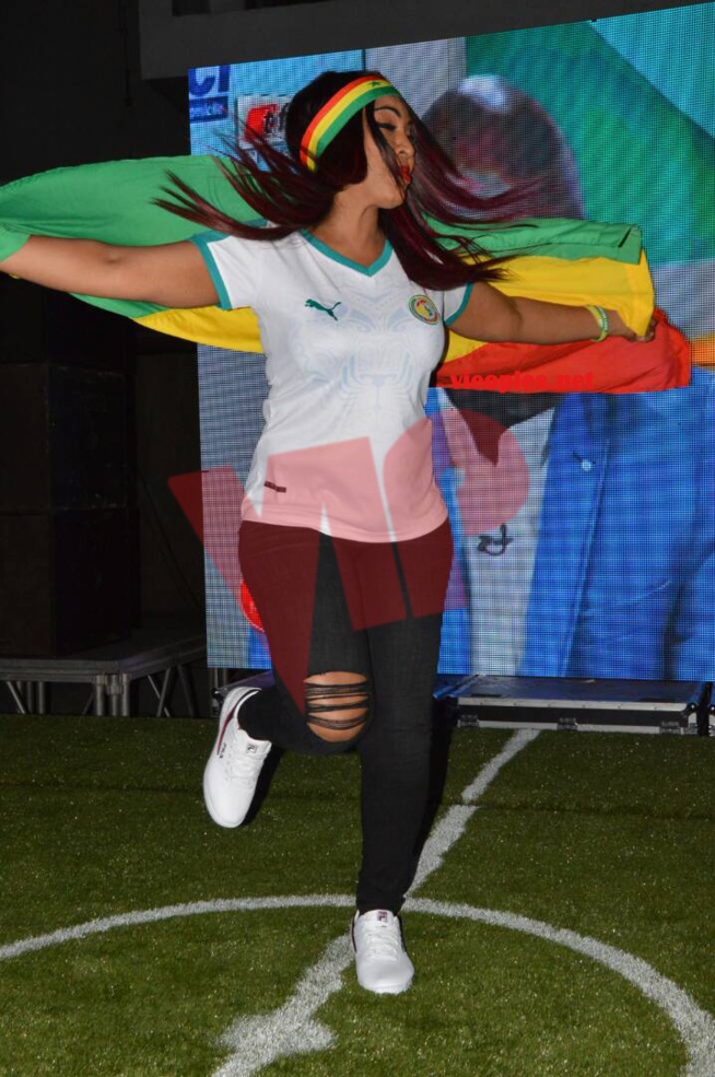 TOUT EN IMAGES: Viviane Chidid, Bay Babou et Bakhao tous derrières les lions de la TERANGA.