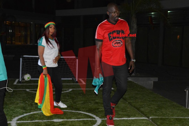 TOUT EN IMAGES: Viviane Chidid, Bay Babou et Bakhao tous derrières les lions de la TERANGA.