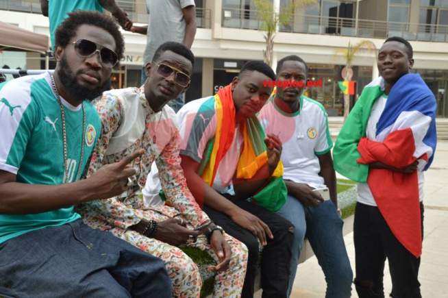 TOUT EN IMAGES: Viviane Chidid, Bay Babou et Bakhao tous derrières les lions de la TERANGA.