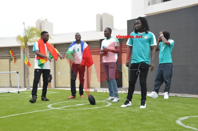 TOUT EN IMAGES: Viviane Chidid, Bay Babou et Bakhao tous derrières les lions de la TERANGA.