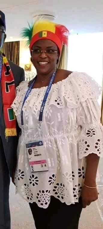 Mondial 2018 : Marième Faye Sall au stade pour soutenir les Lions , son fils Amadou Sall en…