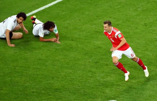 Russie-Egypte 3-1: Dzyuba enfonce les Égyptiens avec un troisième but !