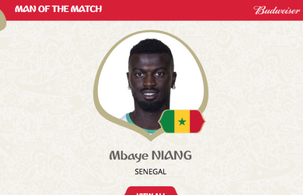Sénégal Vs Pologne : Mbaye NIANG, l’Homme du match