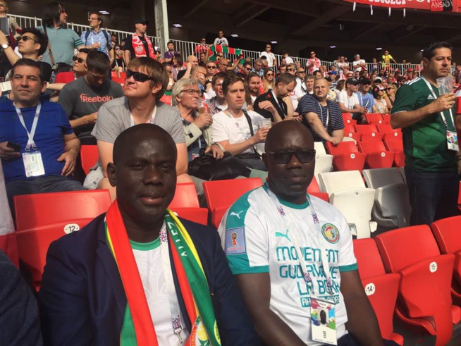 Gakou et son pote Ahmed Aïdara en Russie Gakou et son pote Ahmed Aïdara en Russie