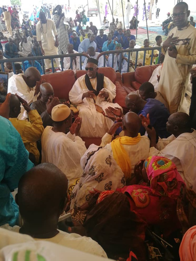 Condoléances du Pds à Sérigne Moustapha Maty Leye Khalife de Sérigne Bara suite au rappel à Dieu de son jeune frère sérigne Bara Maty Leye.