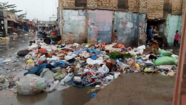 Le marché de Rufisque tel un capharnaüm au lendemain de la première pluie Le marché de Rufisque tel un capharnaüm au lendemain de la première pluie