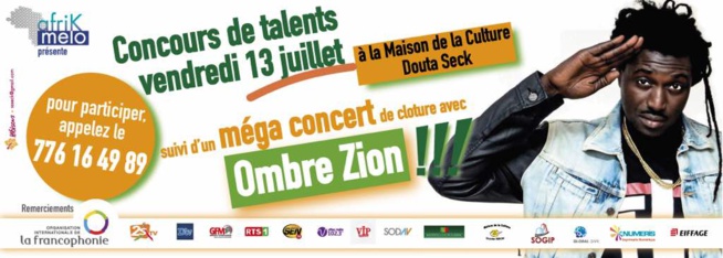 AFRIK MELO PRESENTE LE CONCOUR DES TALENTS LE VENDREDI 13 JUILLET AFRIK MELO PRESENTE LE CONCOUR DES TALENTS LE VENDREDI 13 JUILLET