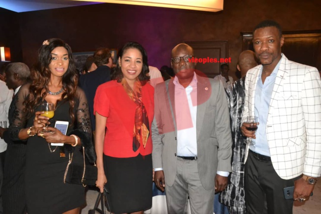 Le DG de EUROGERM, Amadou Seck en toute complicité avec Léna Séne à la fête de la Révolution Française.