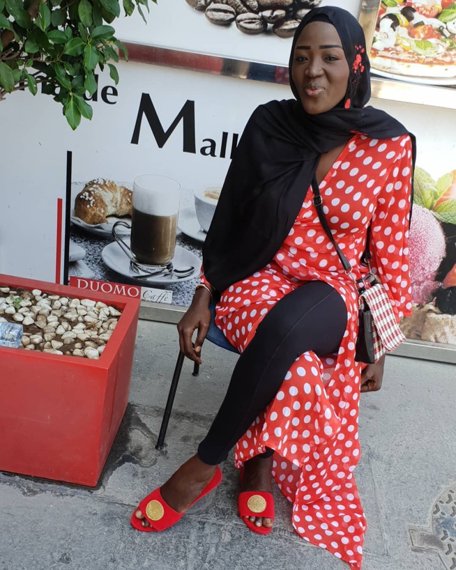 la très charmante journaliste Faty Dieng, une noirceur d’ébène au Maroc…