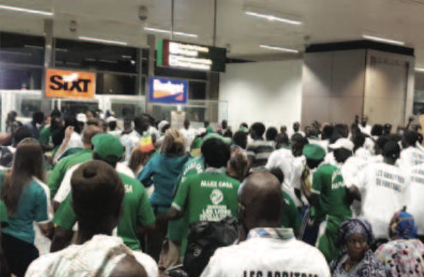 Aéroport international Blaise-Diagne : Malang Diédhiou accueilli en héros