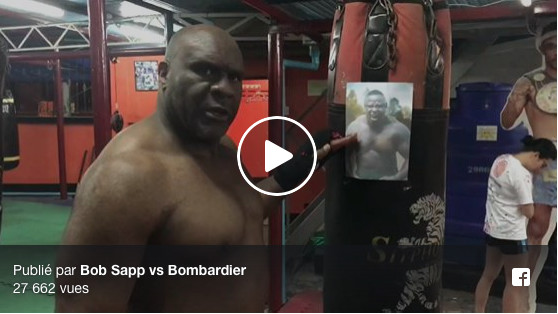 MMA : Bob Sapp avertit « Bombardier » : « Je vais te démolir ! » (vidéo)