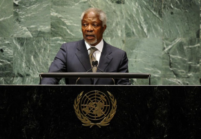 Mort de l'ancien secrétaire général de l'ONU Kofi Annan Mort de l'ancien secrétaire général de l'ONU Kofi Annan