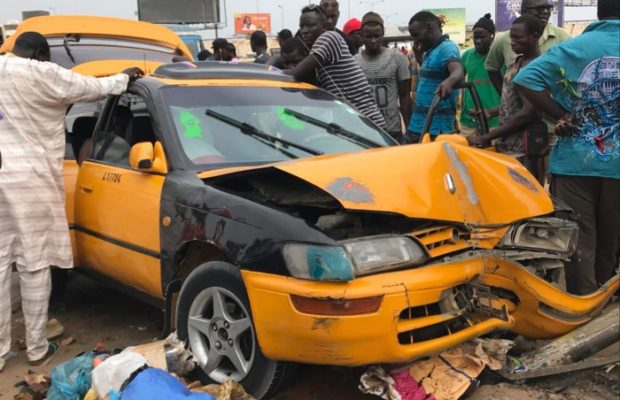 Un accident sur la route de Yoff fait plusieurs blessés Un accident sur la route de Yoff fait plusieurs blessés