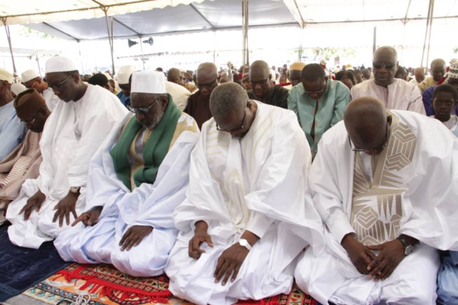 Les images de la prière de la Tabaski à la mosquée Omarienne ce 21 aout.
