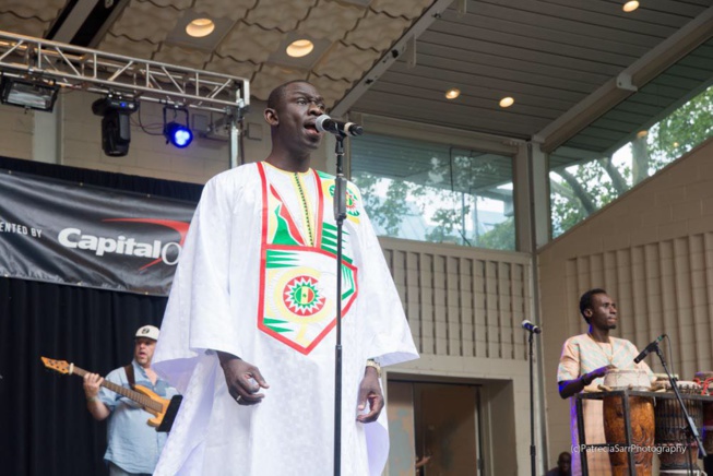 Quand le New African Production présente Pape Diouf au SUMMER STAGE de New York à la place Marcus Gravey. En images