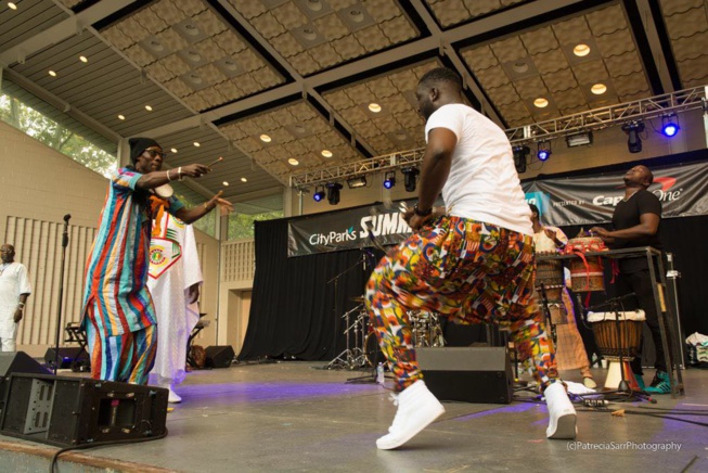 Quand le New African Production présente Pape Diouf au SUMMER STAGE de New York à la place Marcus Gravey. En images Quand le New African Production présente Pape Diouf au SUMMER STAGE de New York à la place Marcus Gravey. En images