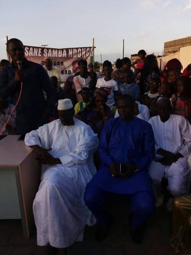 DJIDHA THIARAYE KAW: Le député de l'APR, Alassane Samba Ndongo le King de la banlieue mobilise pour le parrainage de Macky.