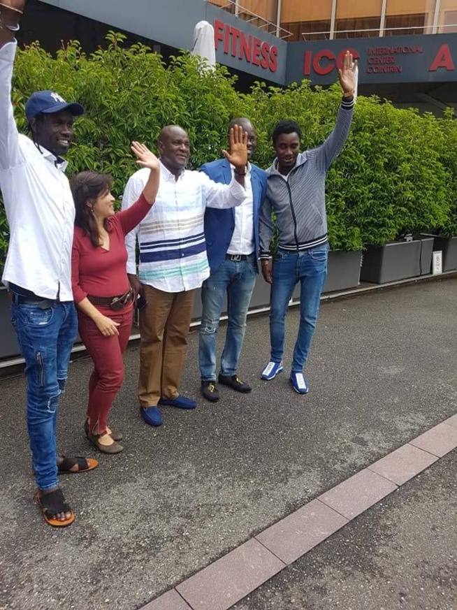 Geneve: Waly Seck et son parrain l'artiste international Ismael Lo reçus par l'AMBASSADEUR DU SENEGAL.
