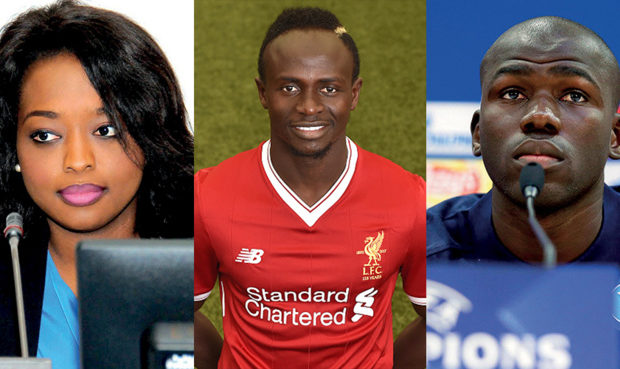 Sadio Mané, Amy Sarr Fall et Kalidou Koulibaly distingués parmi les 100 jeunes africains les plus … Sadio Mané, Amy Sarr Fall et Kalidou Koulibaly distingués parmi les 100 jeunes africains les plus …