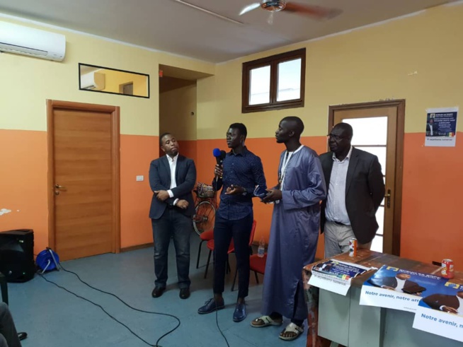 Le Président Bougane Gueye en Italie. Le Président Bougane Gueye en Italie.