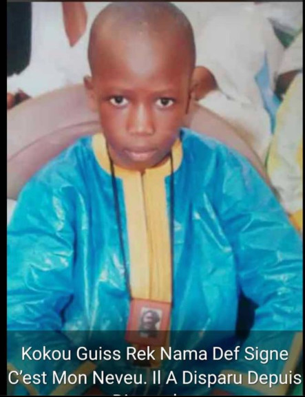 Avis de disparition: Ahmed  Sall disparu depuis des jours merci de contacter  777310509.