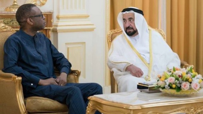 Youssou N’Dour reçu par Sheikh Dr. Sultan bin Mohamed Al Qasim