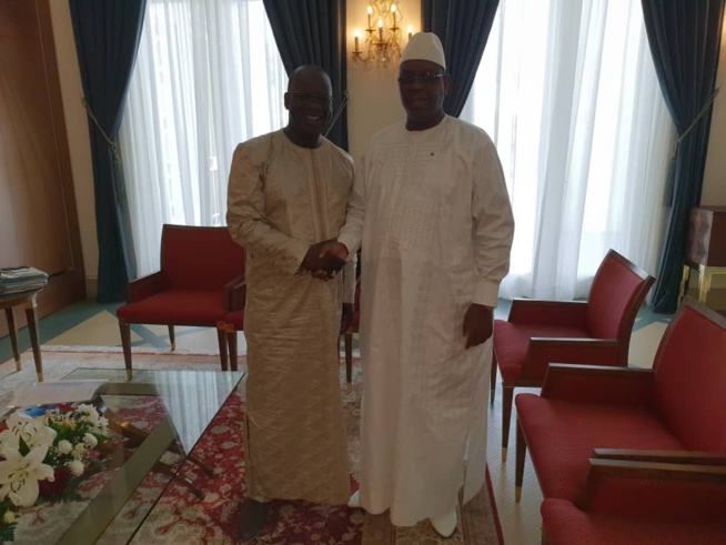 Mbagnick Diop président du MEDS, reçu par le chef de l'État Macky Sall ce samedi. Mbagnick Diop président du MEDS, reçu par le chef de l'État Macky Sall ce samedi.