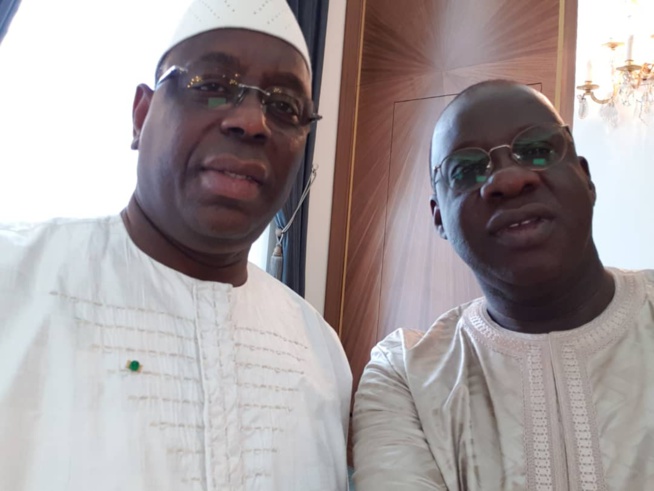 Mbagnick Diop président du MEDS, reçu par le chef de l'État Macky Sall ce samedi.