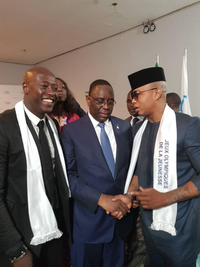 El Hadj Diouf et Fadiga derrière le chef de l'Etat pour les Jeux Olympiques de la Jeunesse 2022 – Le Sénégal pays organisateur